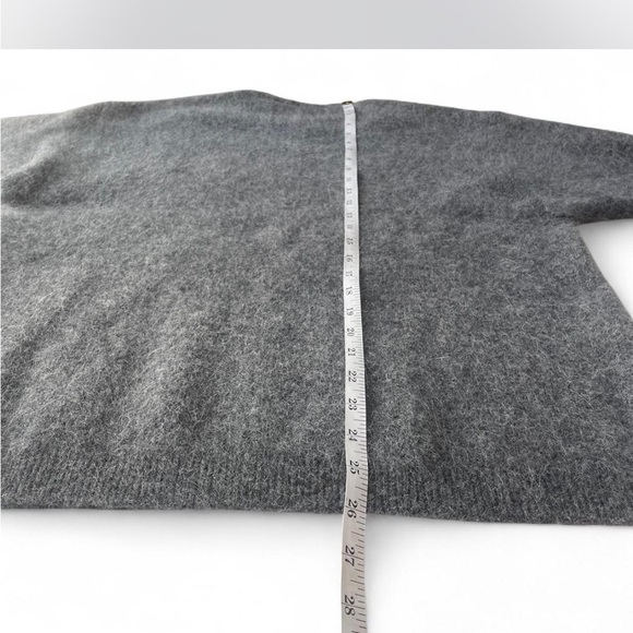 Grey |Lululemon| Wool Alpaca Blend Crewneck Sweater Oversized XS - Picture 3 of 6